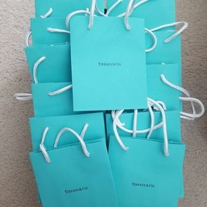 Tiffany blue gift bags lot of 12